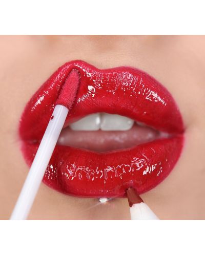 Makeup Revolution Комплект за устни Fire - Гланц и молив, 3 ml + 1 g - 5