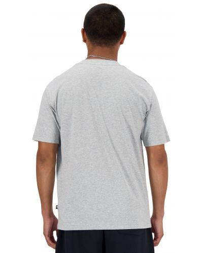 Мъжка тениска New Balance - Ad Relaxed , сива - 4