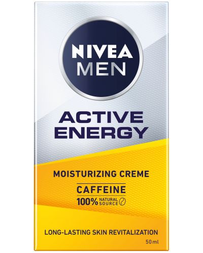 Nivea Men Мъжки гел-крем за лице Active Energy, 50 ml - 2
