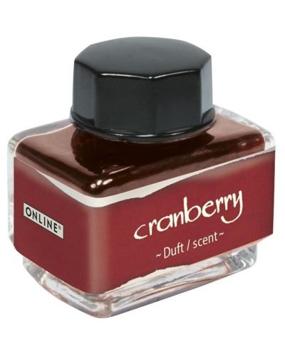 Мастило с аромат Online - Cranberry, червено, 15 ml - 1