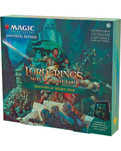 Magic the Gathering: The Lord of the Rings: Tales of Middle Earth Scene Box - Aragorn at Helm's Deep - 1