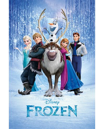 Макси плакат Pyramid - Frozen (Cast) - 1