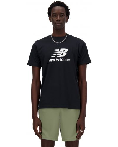 Мъжка тениска New Balance - Sport Essentials Logo , черна - 1