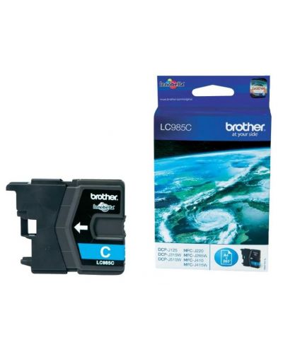 Мастилена касета Brother - LC-985C, за DCP-J125/MFC-J220, Cyan