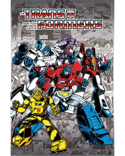 Макси плакат Pyramid - Transformers G1 (Retro Comics) - 1