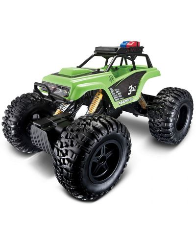 Радиоуправляем джип Maisto - Rock Crawler 3XL, зелен