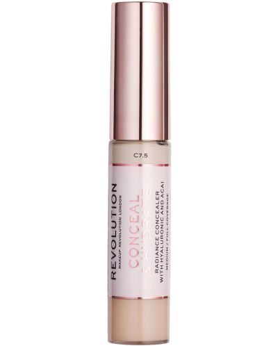 Makeup Revolution Conceal & Hydrate Течен коректор, C7.5, 13 g - 1