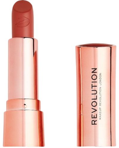 Makeup Revolution Satin Kiss Червило за устни Race Peach Nude, 3.5 g - 1