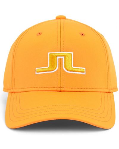 Мъжка шапка с козирка J.Lindeberg - Angus, оранжева - 1