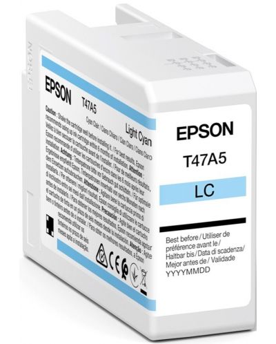 Мастилница Epson - T47A5, за Epson SC-P900, light cyan - 1