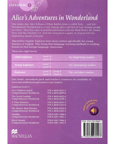 Macmillan English Explorers: Alice in Wonderland (ниво Explorer's 5) - 2