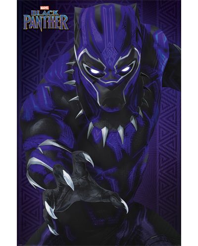 Макси плакат Pyramid - Black Panther (Glow) - 1