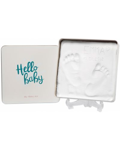 Кутия за бебешки отпечатък Baby Art - Hello Baby - 1