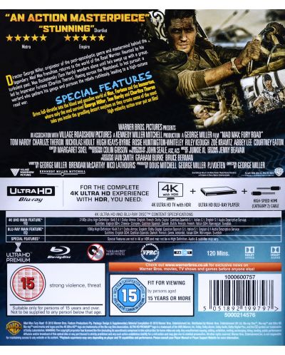 Mad Max: Fury Road (4K UHD + Blu-Ray) - 2
