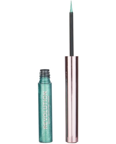 Makeup Revolution Ultimate Lights Очна линия Chromatic, Teal Bling, 2.4 ml - 1