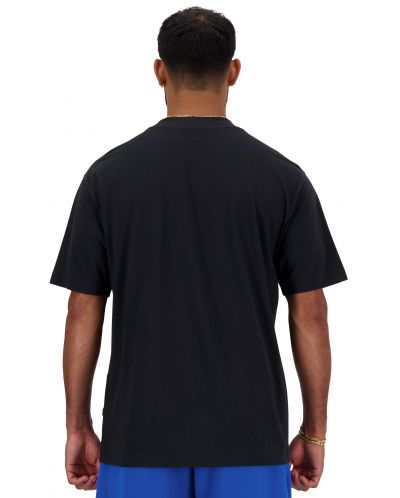 Мъжка тениска New Balance - Ad Relaxed , черна - 4