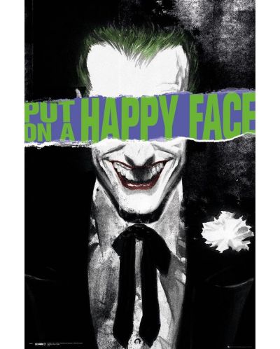 Макси плакат GB Eye DC Comics - Joker Happy Face - 1