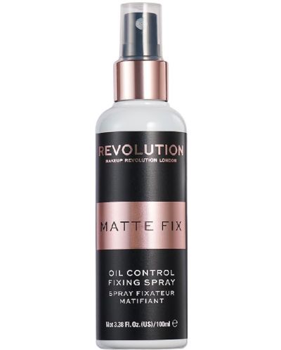 Makeup Revolution Спрей за фиксиране на грим Matte Fix, 100 ml - 1