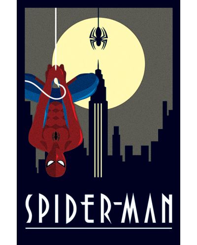 Макси плакат - Marvel Deco (Spider-Man Hanging) - 1