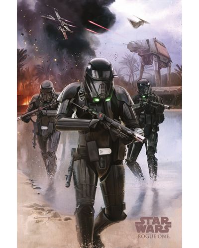 Макси плакат Pyramid - Star Wars Rogue One (Death Trooper Beach) - 1