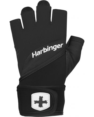 Мъжки ръкавици Harbinger - Training Grip 2.0, с накитници , черни - 1