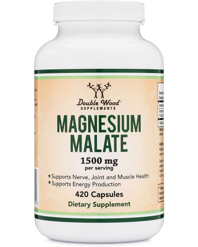 Magnesium Malate, 420 капсули, Double Wood - 1