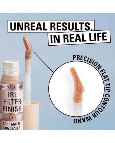 Makeup Revolution Дълготраен коректор IRL Filter Finish, C6.5, 6 g - 6