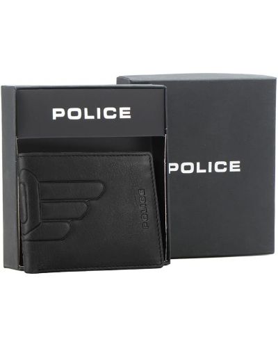 Мъжки портфейл Police - Exhaust Slim, черен - 5