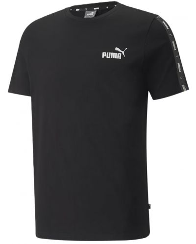 Мъжка тениска Puma - Essentials+ Tape , черна - 1