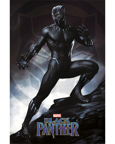 Макси плакат Pyramid - Black Panther (Stance) - 1