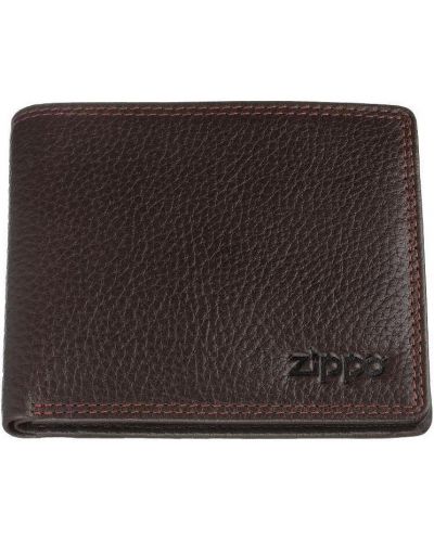Мъжки портфейл Zippo - Bi-Fold, Brown 19/20, 3 CC, кафяв - 1