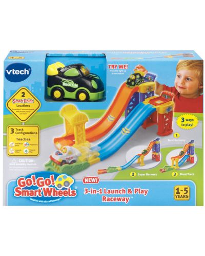 Детски комплект Vtech - Състезателна писта, малка - 6