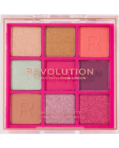 Makeup Revolution Neon Палитра сенки Tropic Pink, 9 цвята - 3