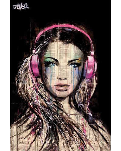 Макси плакат Pyramid - Loui Jover (DJ Girl) - 1