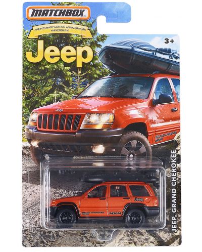 Количка Mattel Matchbox - Jeep, Grand Cherokee - 1