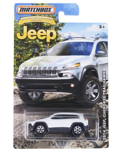 Количка Mattel Matchbox - Jeep, Cherokee Trailhawk - 1