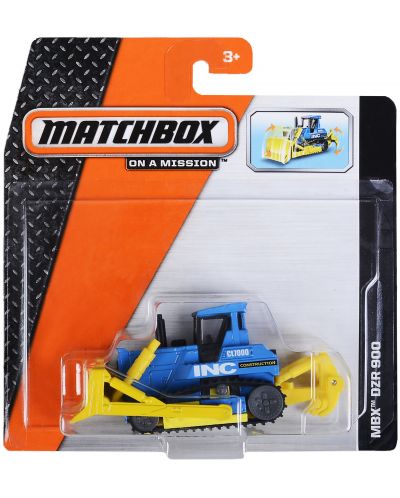 Строителна машина Mattel Matchbox - Булдозер MBX DZR 900 - 1