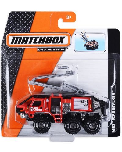 Автомобил Mattel Matchbox - Пожарна MBX Fire Stalker - 1