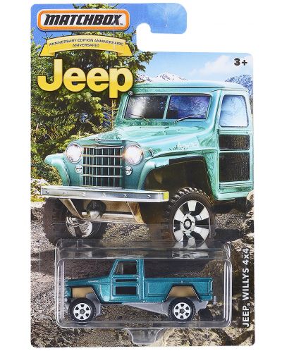 Количка Mattel Matchbox - Jeep, Willys 4x4 - 1