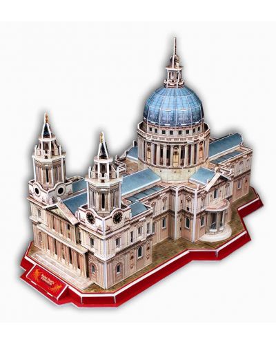 3D Пъзел Cubic Funот 107 части - St Paul's Cathedral - 1