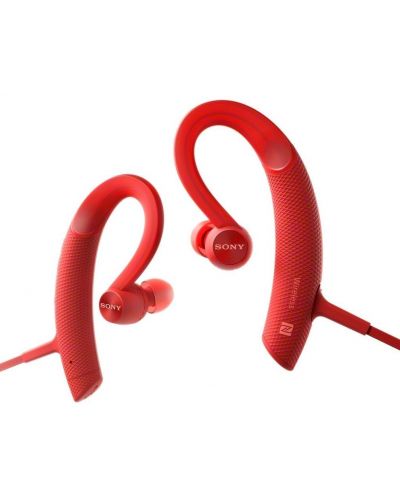 Слушалки Sony MDR-XB80BS - червени - 4