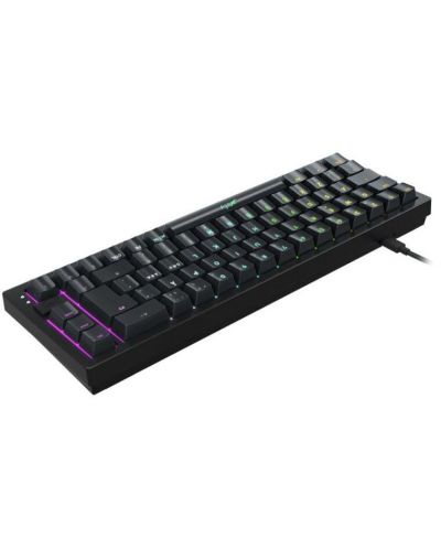 Механична клавиатура Xtrfy - K5, 65% Hotswap, UK, Kailh Red, черна - 2