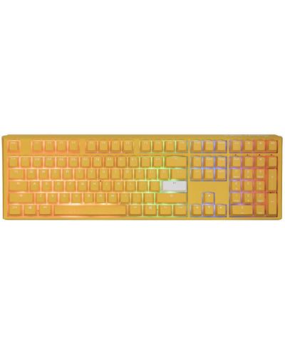 Механична клавиатура Ducky - One 3 Yellow, MX Silver, жълта - 1