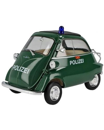 Метална кола Welly - BMW Isetta Polizei, 1:24 - 1