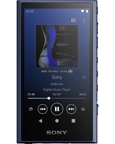 Медиен плейър Sony - NW-A306, син - 2