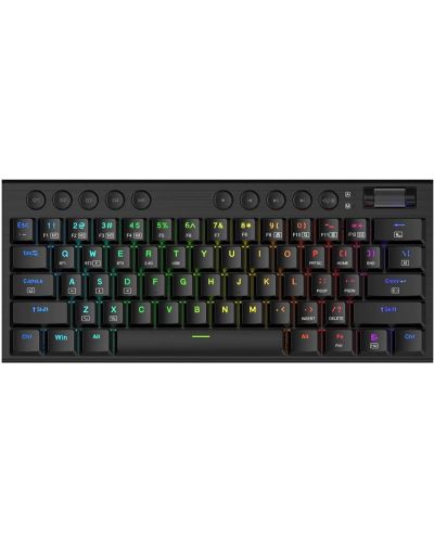 Механична клавиатура Redragon - Noctis Pro, безжична, Red, черна - 1