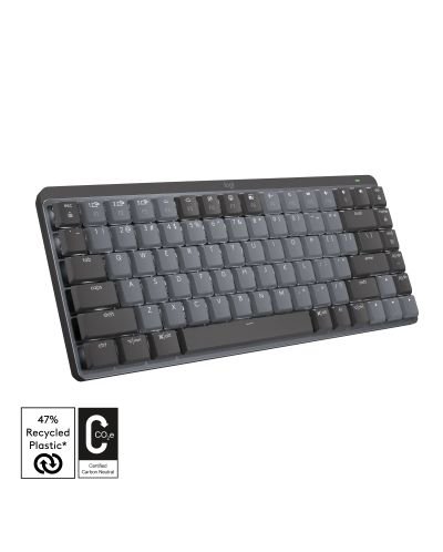Механична клавиатура Logitech - MX Mechanical Mini, безжична, сива - 14