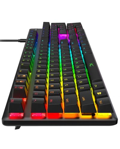 Механична клавиатура HyperX - Alloy Origins, HyperX Aqua, RGB, черна - 4