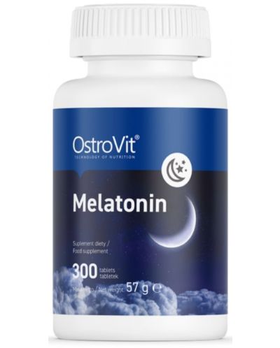 Melatonin, 1 mg, 300 таблетки, OstroVit - 1