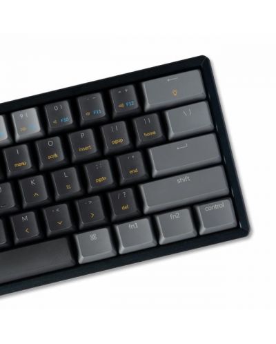 Механична клавиатура Keychron - K12 H-S, Gateron Brown, RGB, черна - 6